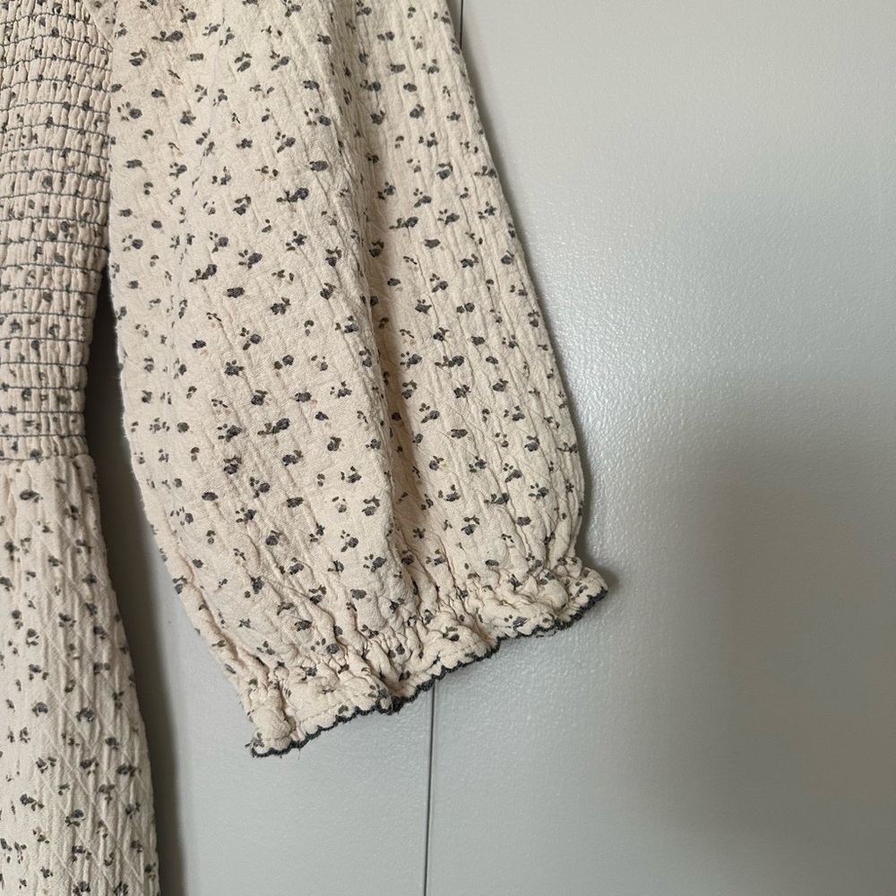 Neuflora Beige Floral Alivia Dress - Picture 3 of 4